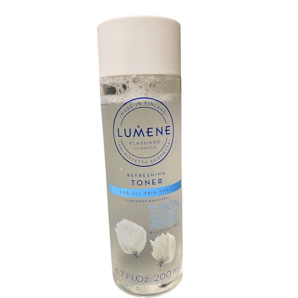Toner Lumene Klassikko Refreshing Skin Toner, 6.7oz Hydration  New